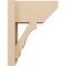 Ekena Millwork 8-in W x 14-in D x 18-in H Balboa Slat Rough Cedar Woodgrain TimberThane Outlooker, Primed Tan OUTUR080X14X18BOA24RCPR - alternate 6